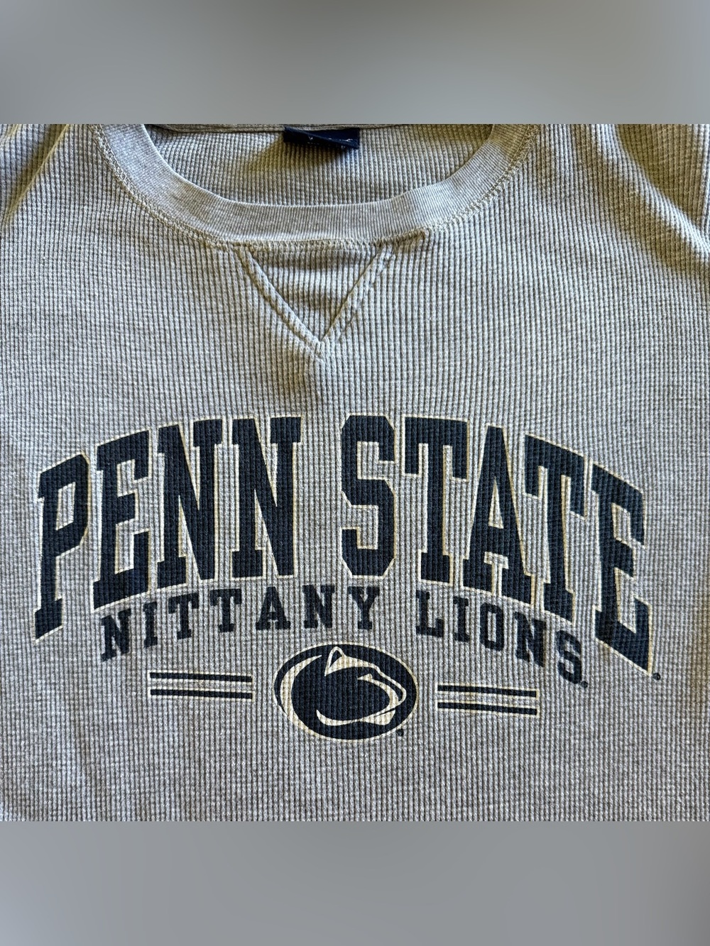 Penn State Nittany Lions Gray Crewneck Thermal